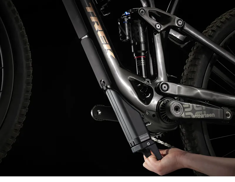 Trek Fuel Exe 9.8 XT Electric Mountain Bike in Smoke-2